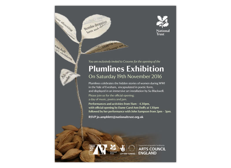 NT Croome Plumlines Invitation